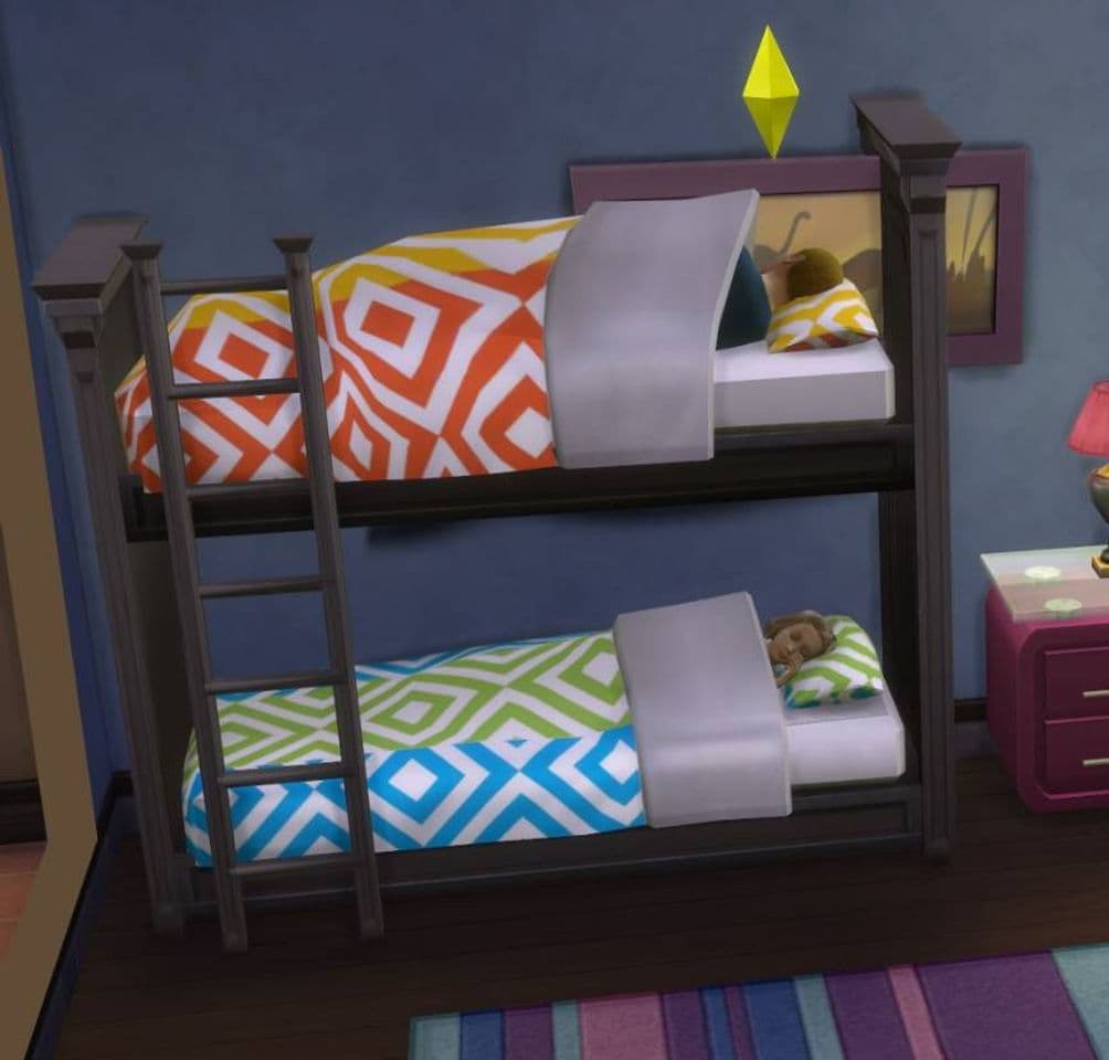 Fashion Cama litera SIMS4