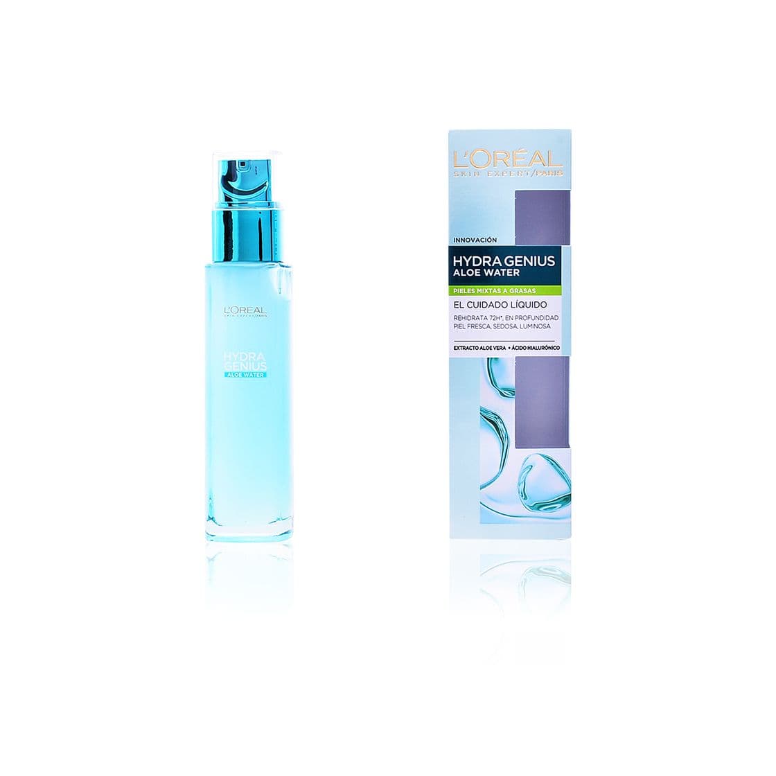 Beauty L'Oreal Paris Hydra Genius Aloe Water El Cuidado Líquido Facial Pieles Mixtas