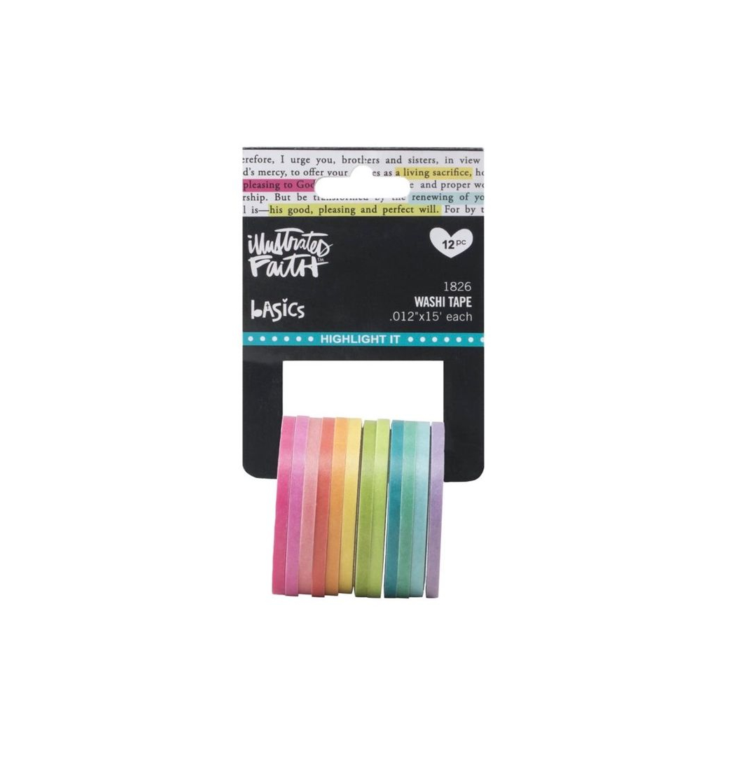 Producto Washi biblie journaling multicolor