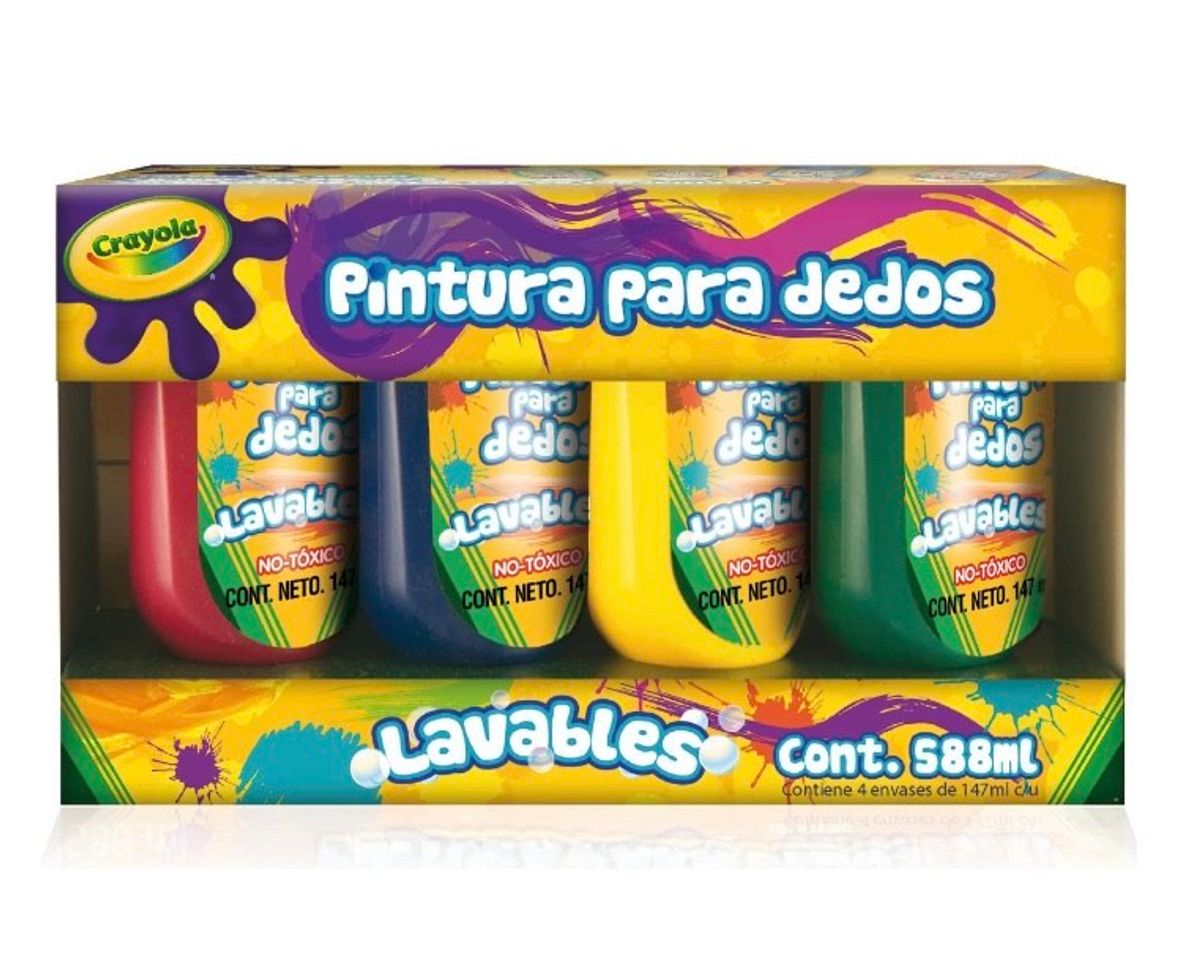 Producto Crayola pintura para dedos 