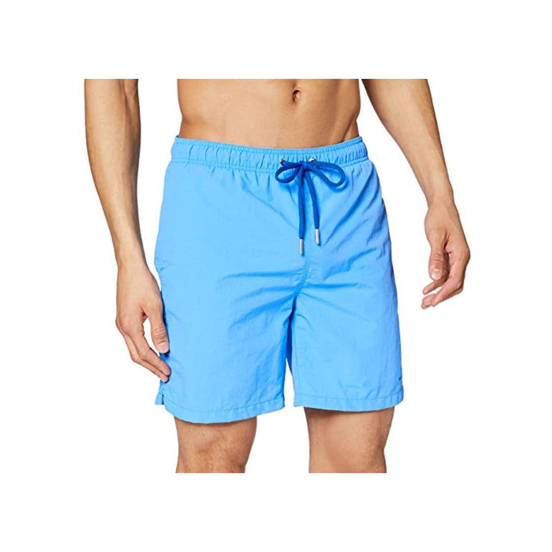 Fashion GANT Basic Swim Shorts Long Cut Pantalones Cortos, Azul