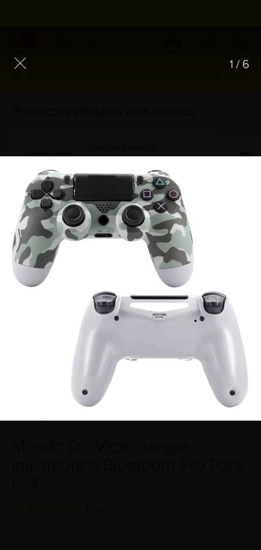 Producto Control ps4