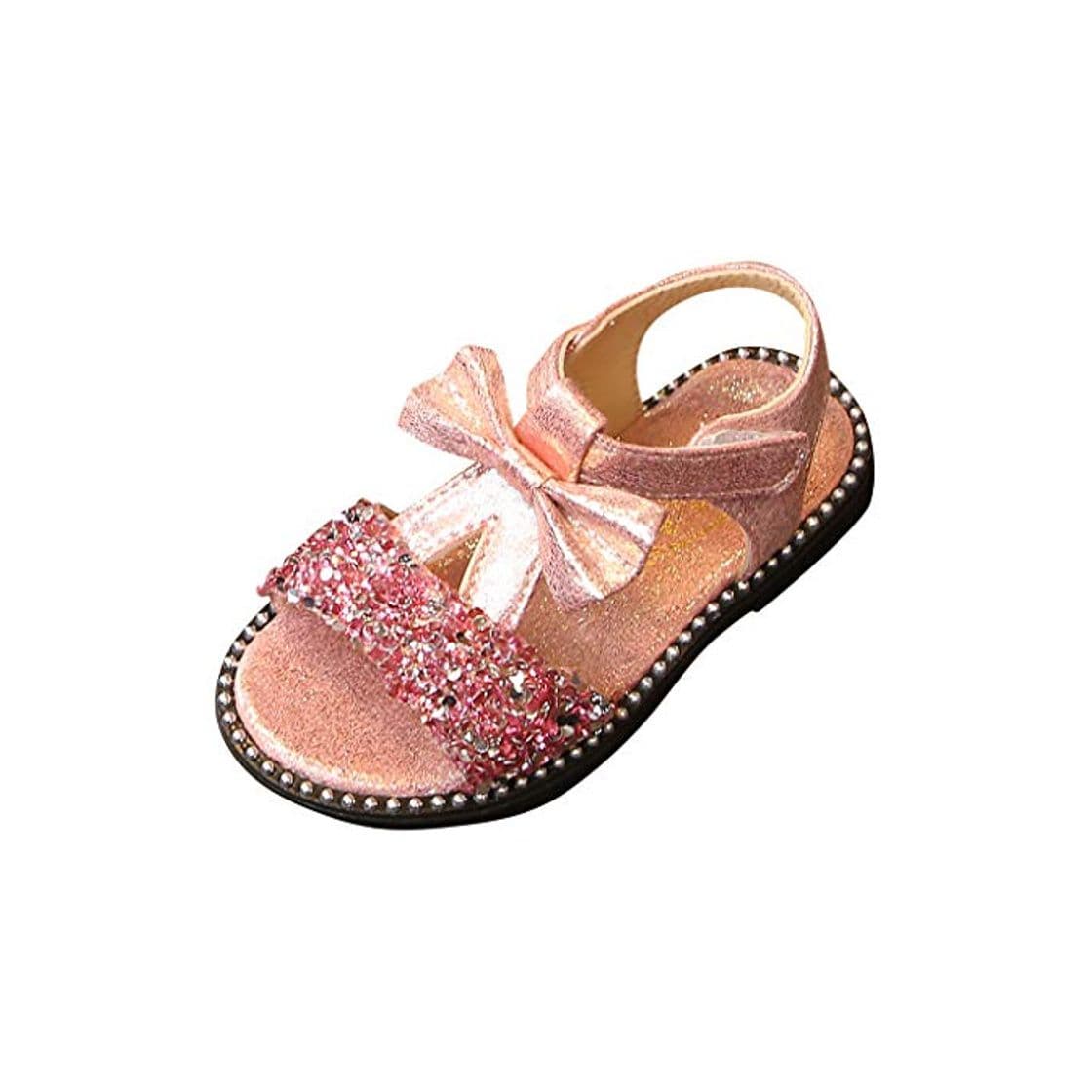 Product Berimaterry Zapatos de Tango Latino para Niños Vestir Fiesta Arco Princesa Sandalias