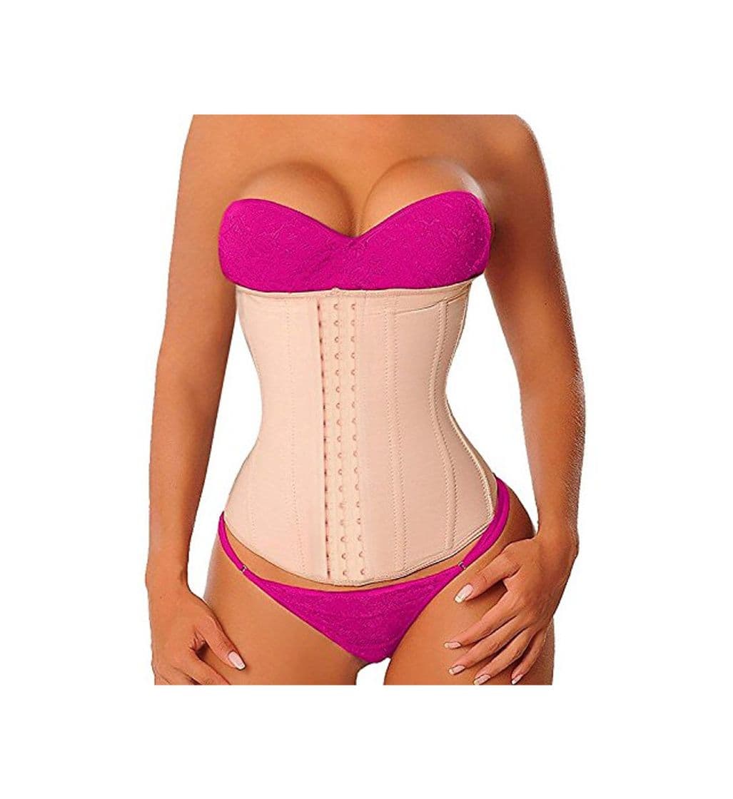 Producto YIANNA Mujer Latex Alta Fajas Reductoras Adelgazantes Largo Torso Corsé Reductor Beige