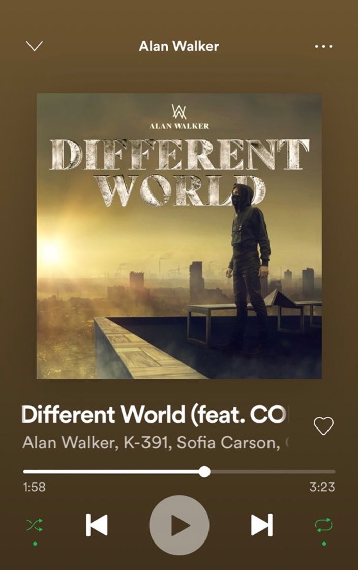 Canción Different world (feat. Corsak)