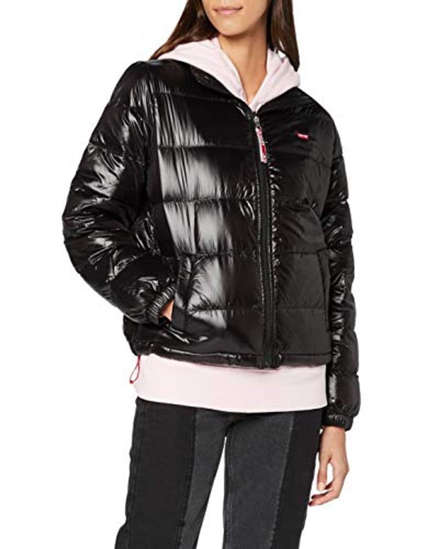 Fashion Levi's Francine Down Pckble Jkt Chaqueta, Negro