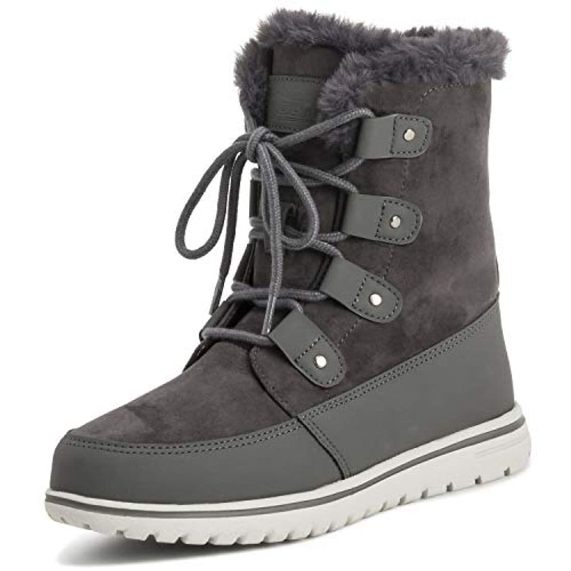 Product Mujer Acolchado Corto Nieve Invierno Piel Sintética Calentar Durable Impermeable Botas