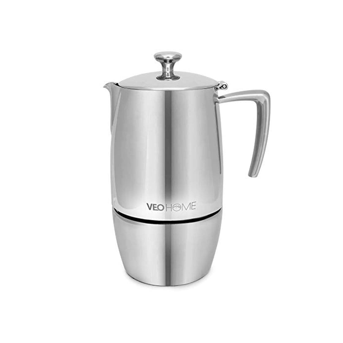 Product VeoHome - Cafetera Italiana de Acero Inoxidable 10 tazas 500 ml –