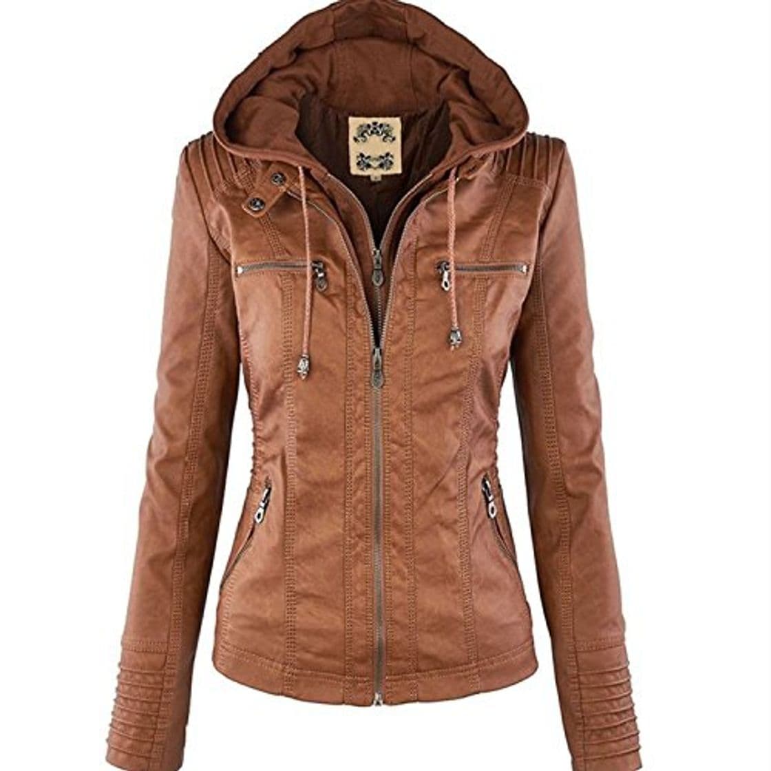 Fashion Minetom Mujer Invierno Cremallera Jackets Chaquetas Deportiva Cuero Moto Cazadoras Imitacion Piel