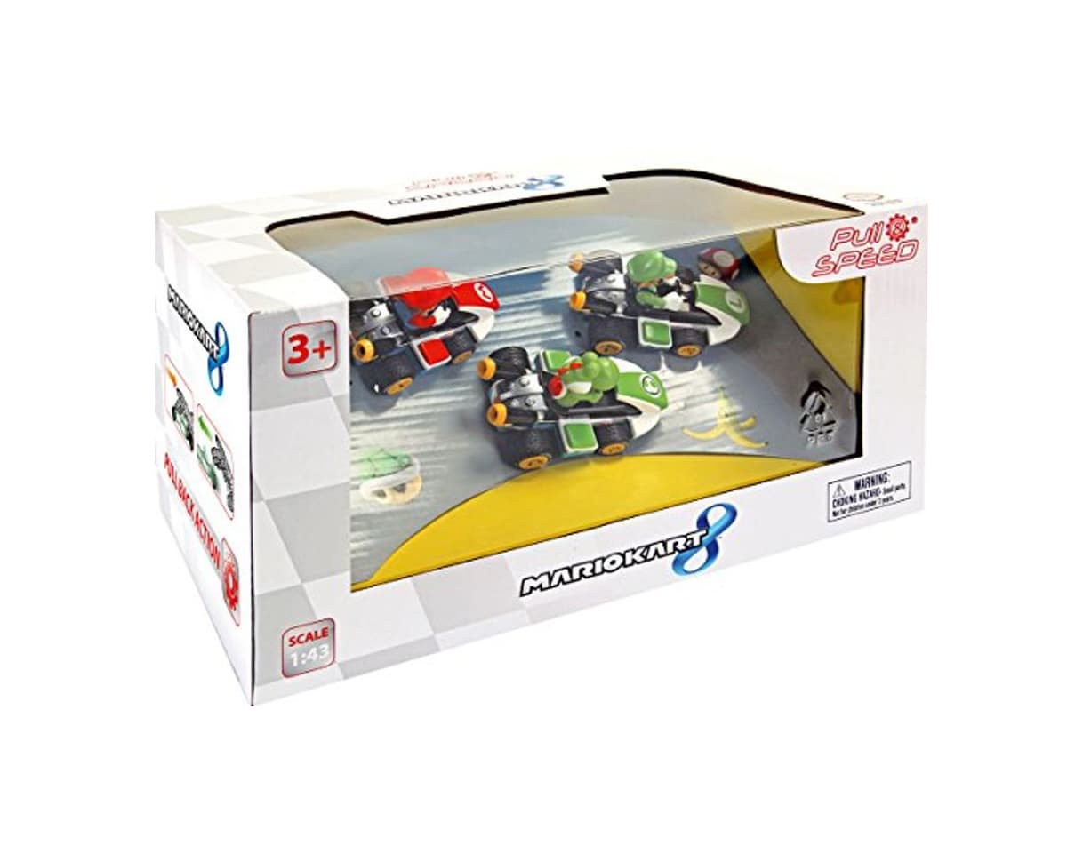 Product Pull & Speed 15813010, Nintendo Mario Kart 8, 3 Vehículos