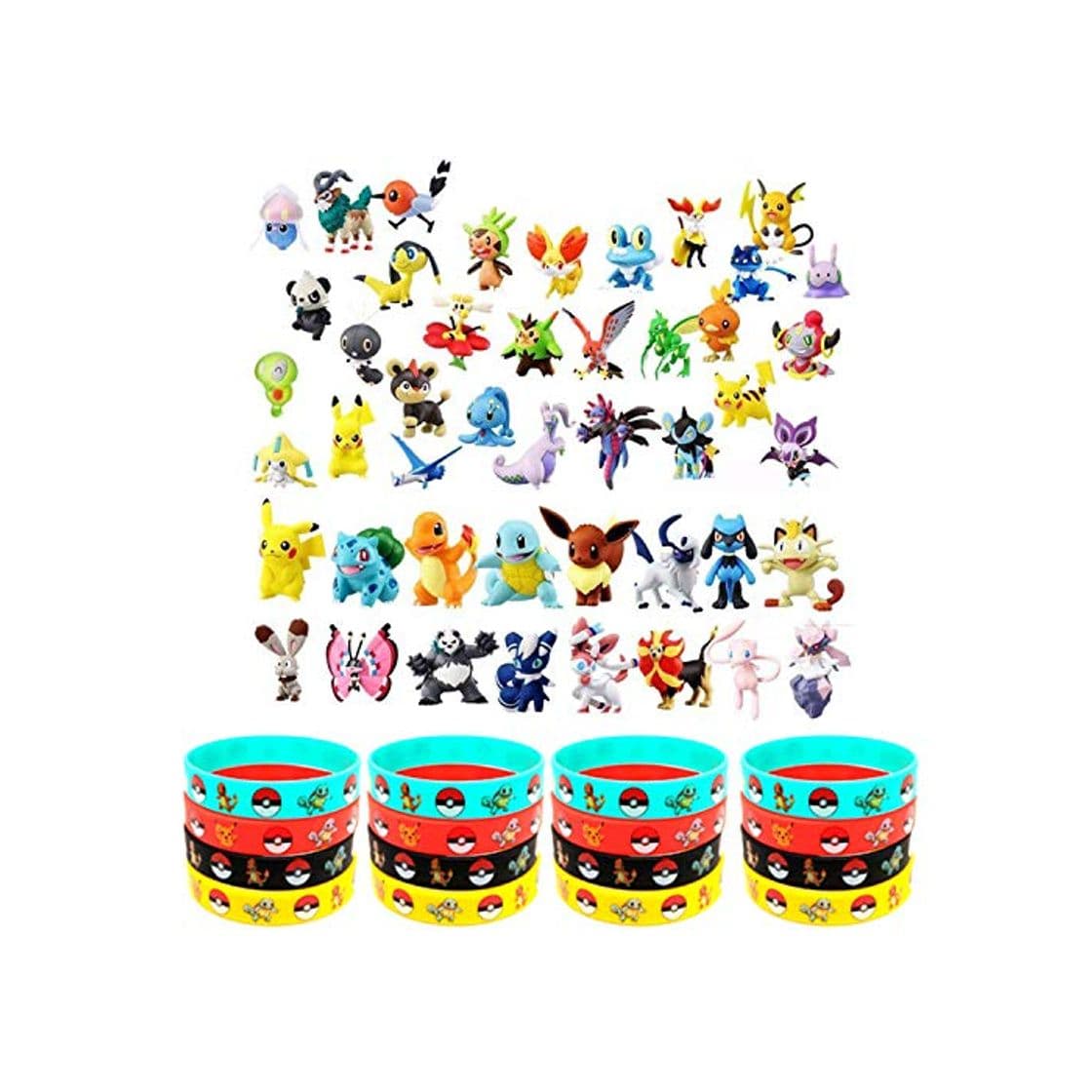 Product OMZGXGOD - 48 Piezas Pikachu Monstruo Mini Figuras