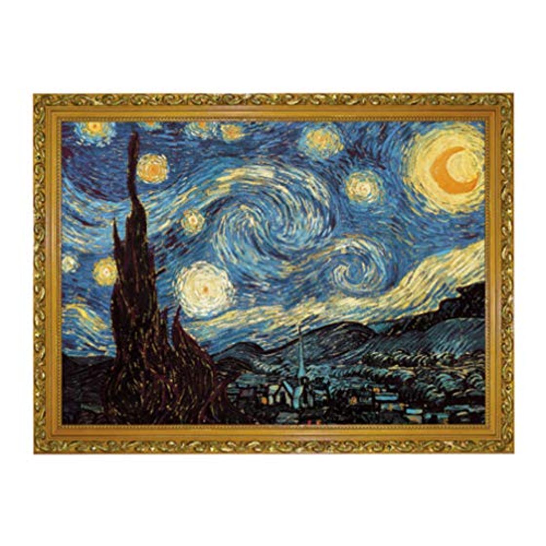 Product TOYANDONA Rompecabezas de La Noche Estrellada Rompecabezas de 1000 Piezas Rompecabezas de Van Gogh Rompecabezas de 1000 Piezas Rompecabezas Difíciles para Adultos