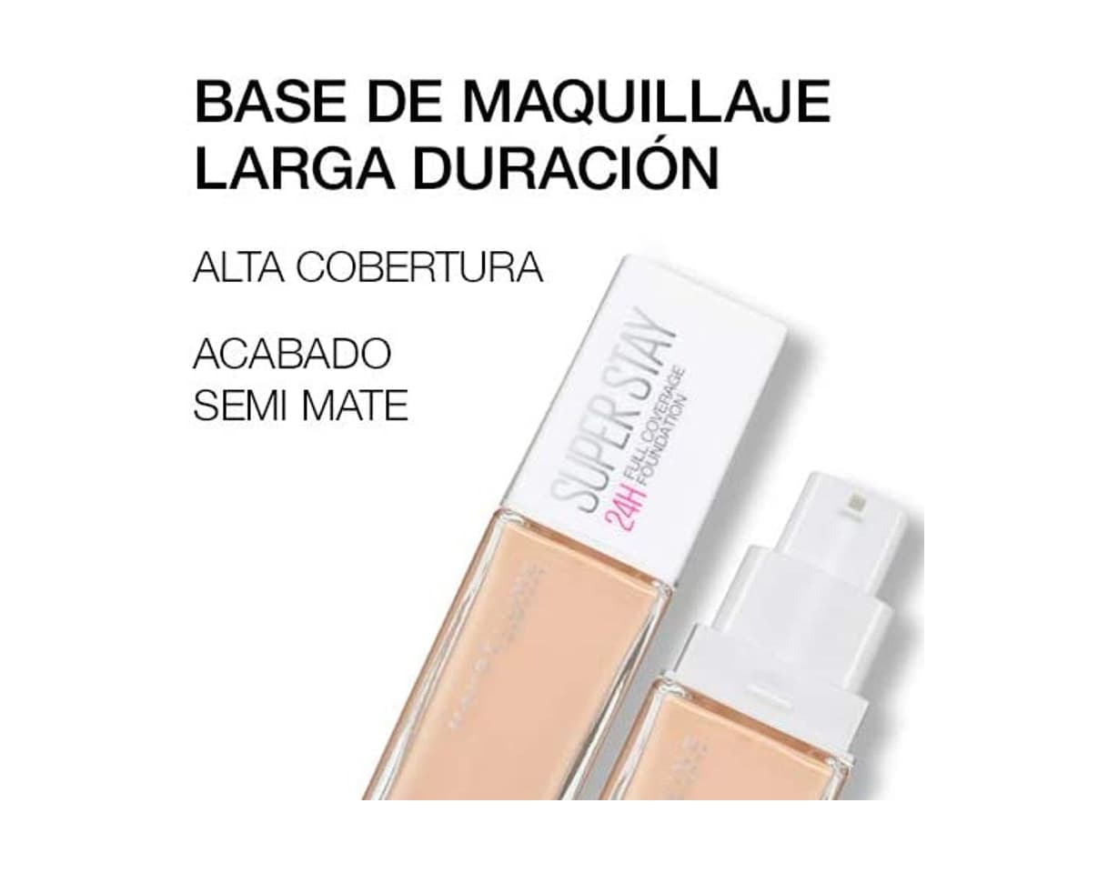 Belleza Maybelline Base de Maquillaje Superstay 24H Cobertura Total