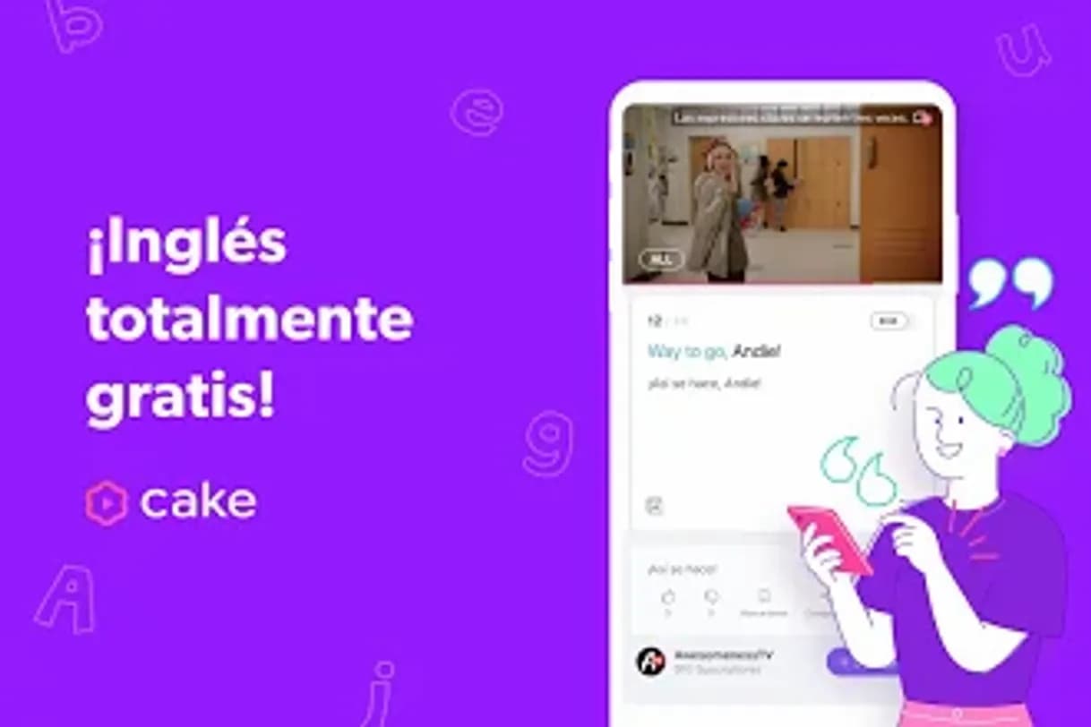 App Cake: practica inglés