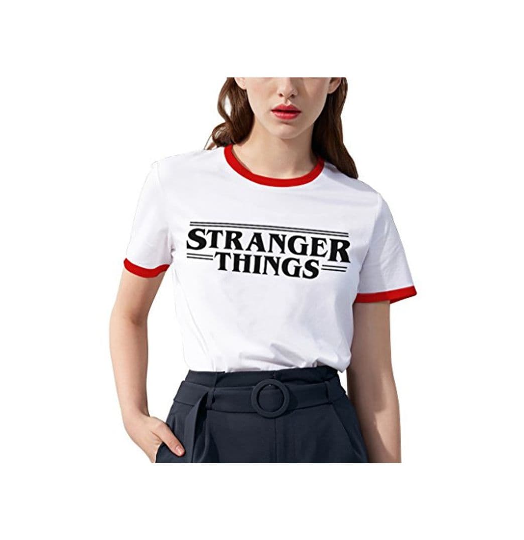 Fashion Shirt Ringer Tee Stranger Things Camiseta Mejores Amigas Best Friend Impresión T-Shirt