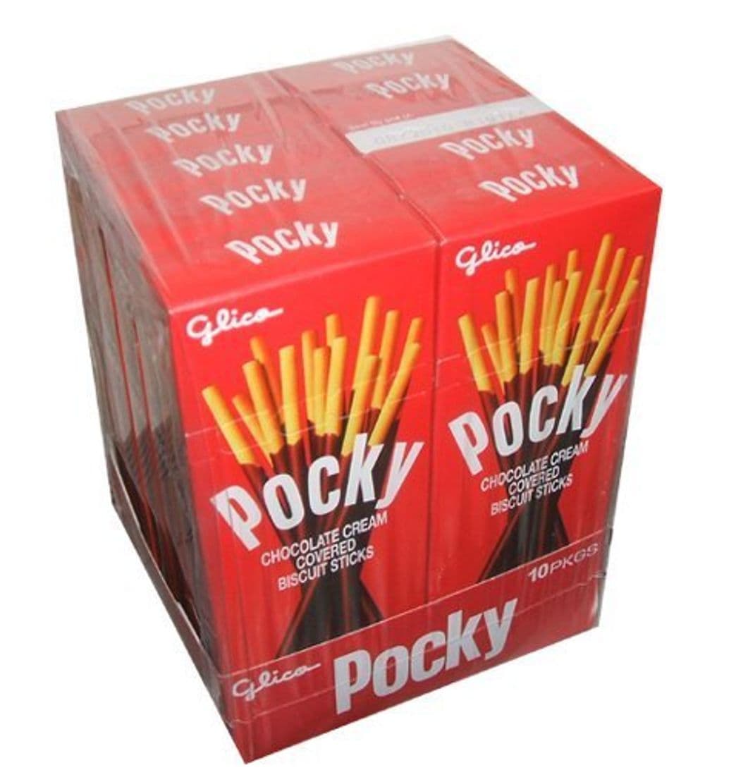 Producto Glico Pocky Chocolate Cream cubierta palos de galletas 47g.