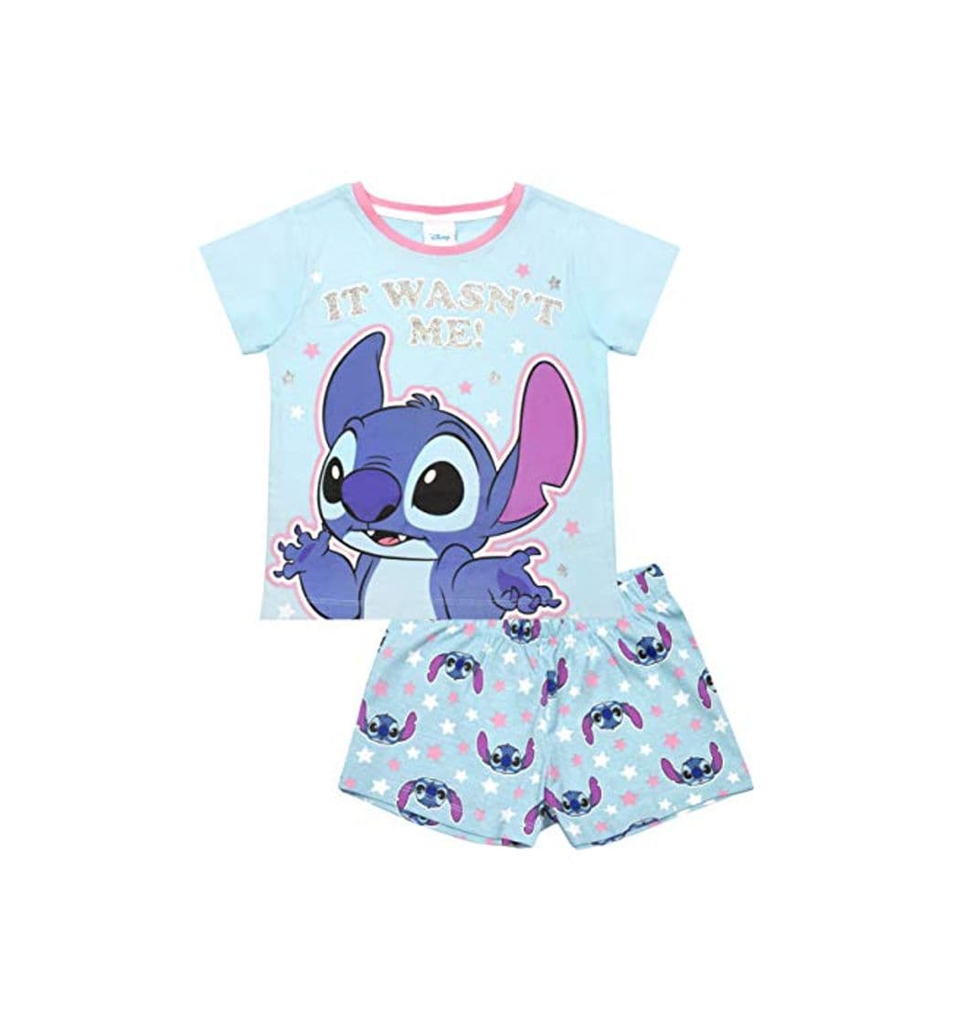 Fashion Disney Lilo y Corta Azul Conjunto de Pijama de la Puntada de la Muchacha