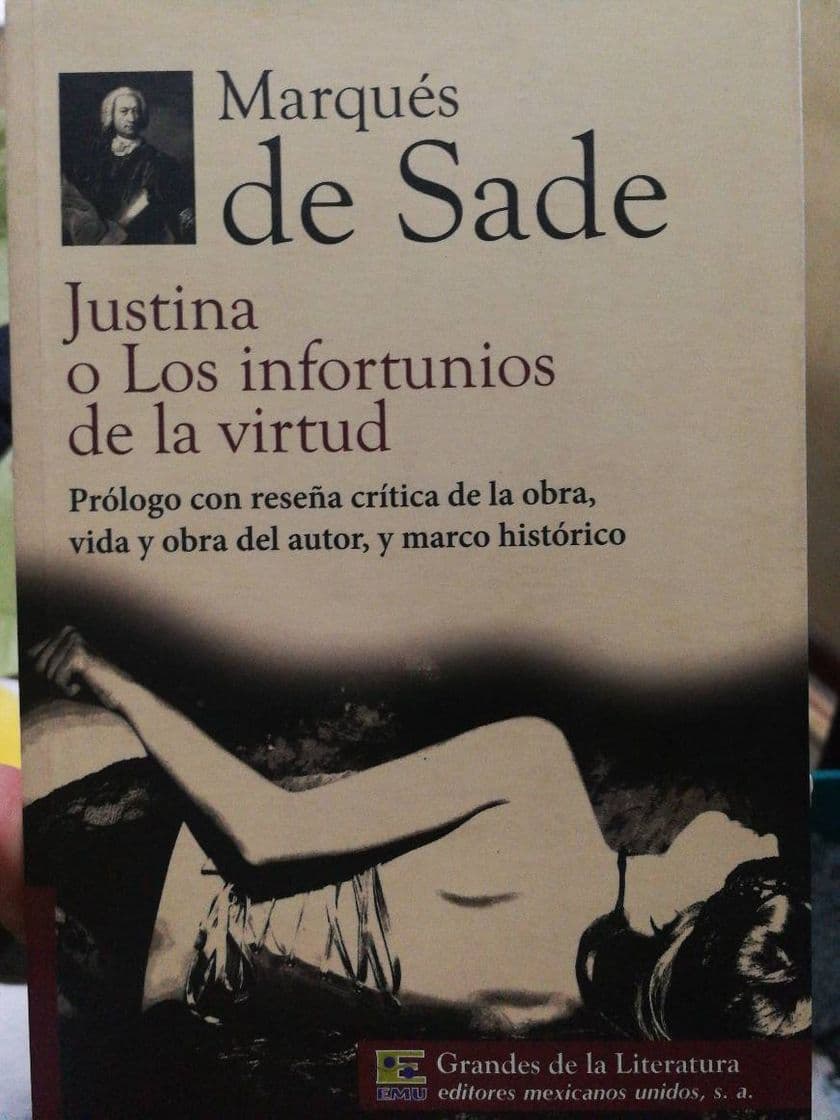 Libro Justine o Los infortunios de la virtud