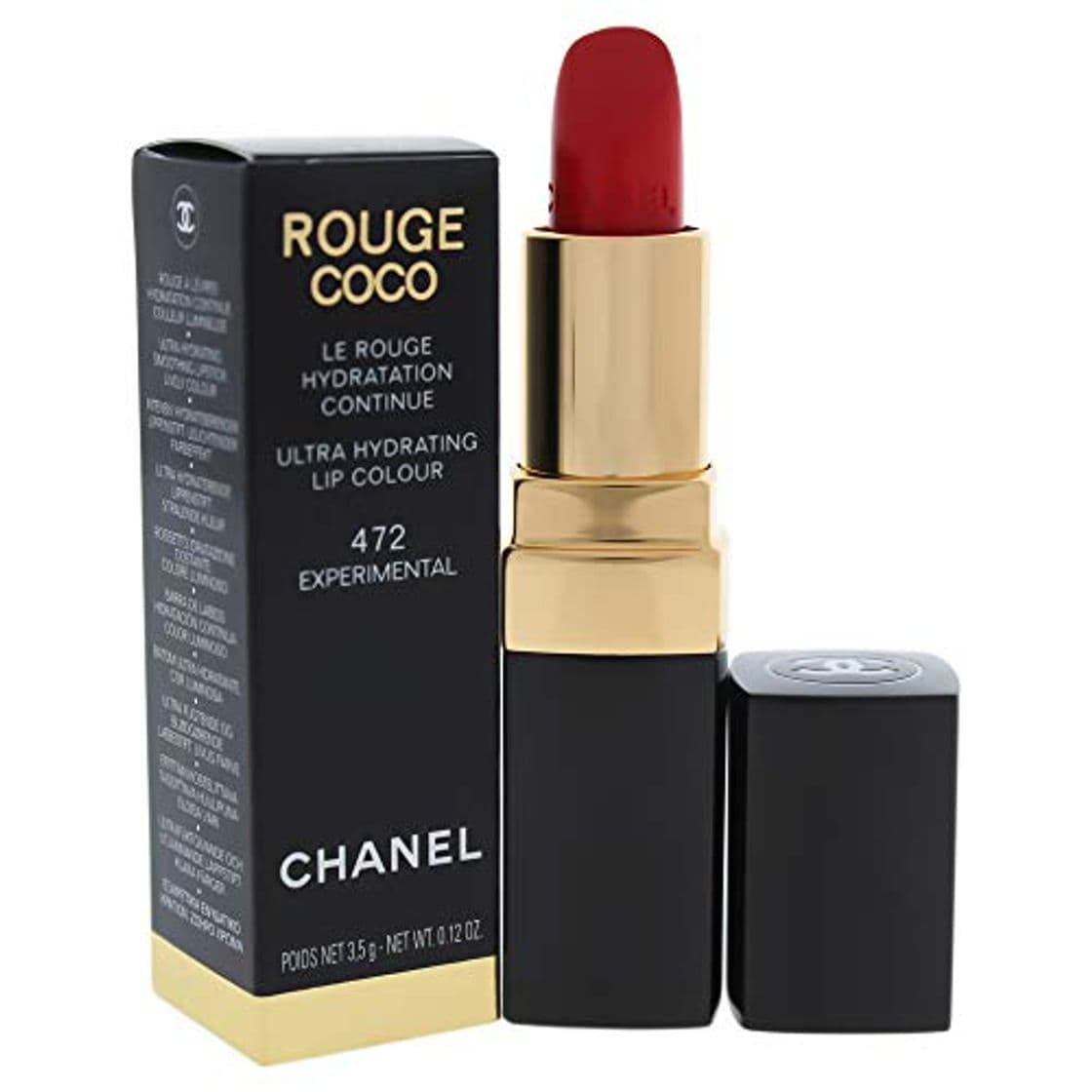 Belleza Chanel Rouge Coco Lip Colour Lápiz Labial Color 472 Experimental - 3.5 gr