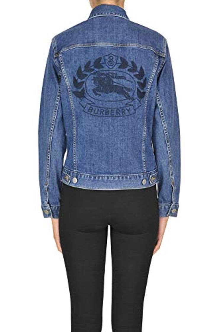 Moda BURBERRY Designer Logo Denim Jacket Woman Denim 36 IT