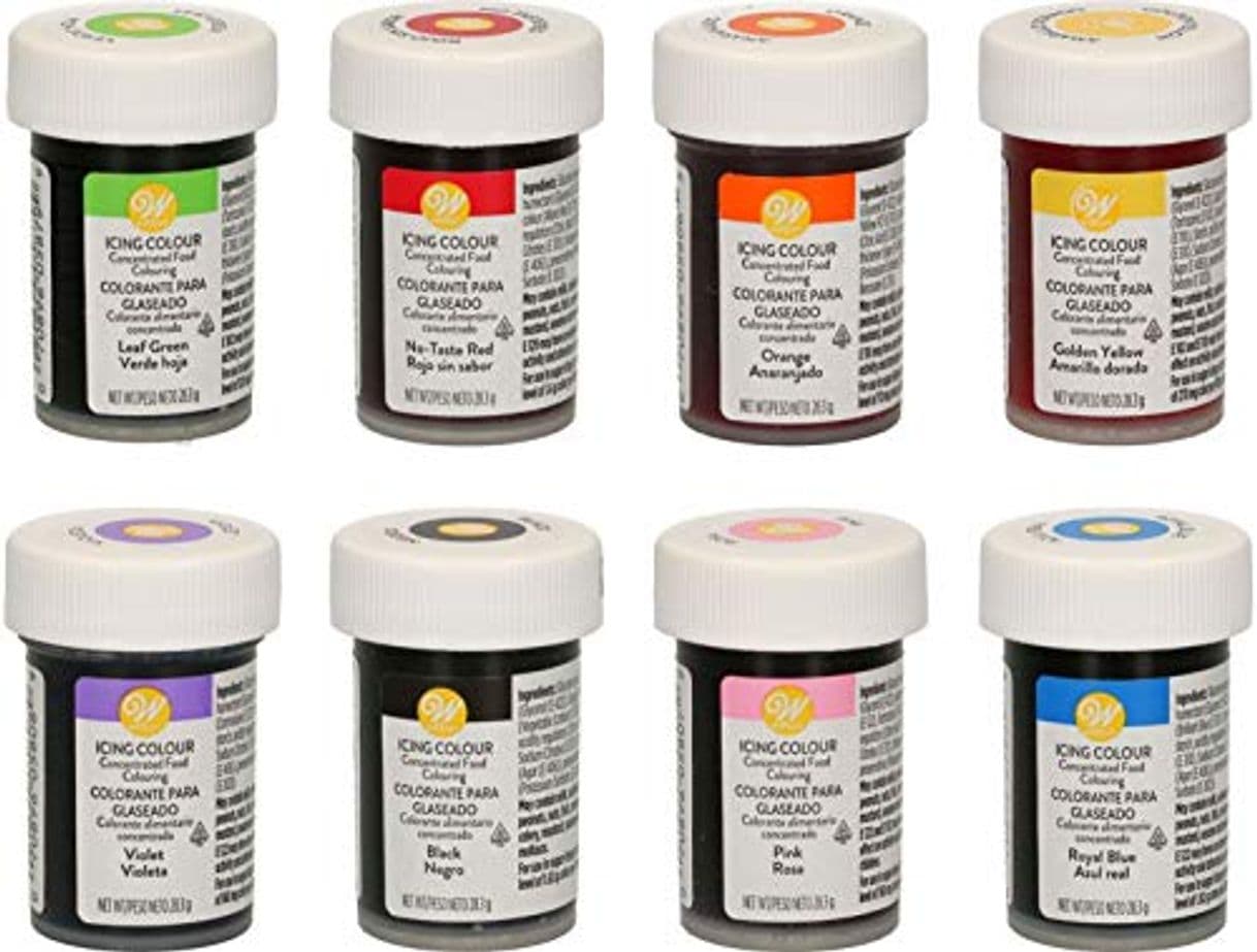 Producto bakeryteam Colorantes alimentarios Wilton en set de 8 unidades