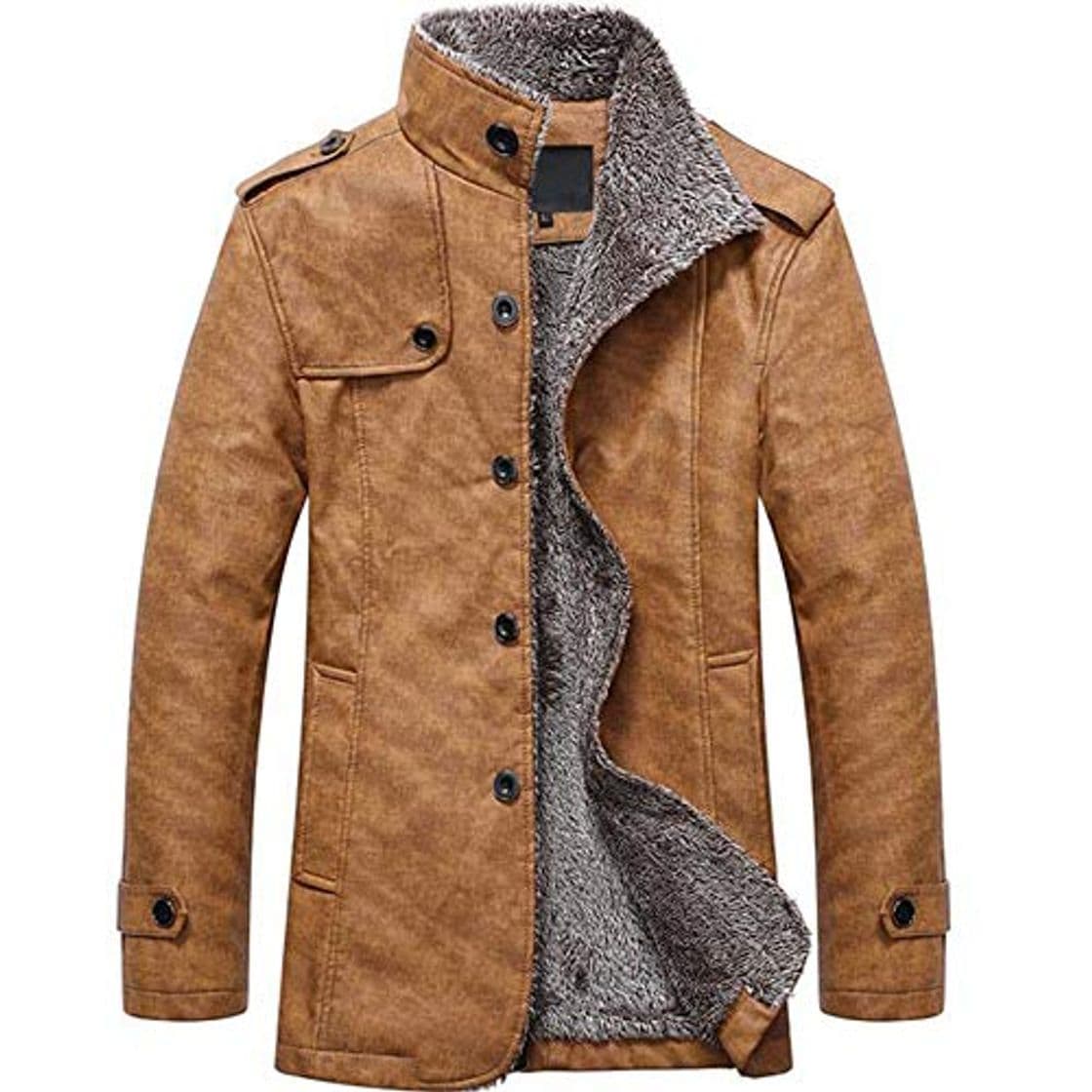 Moda Hombre Invierno Abrigo