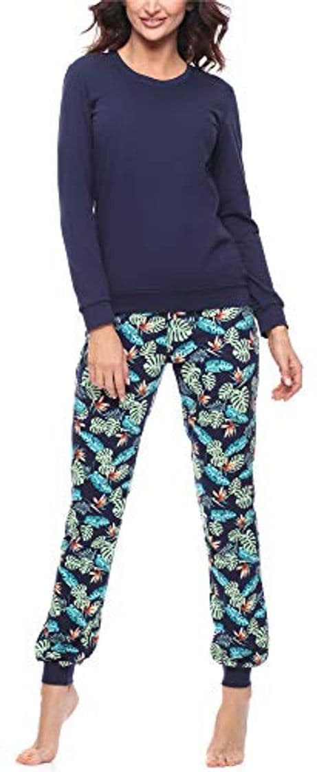 Producto Merry Style Pijama Conjunto Camiseta y Pantalones Ropa de Cama Mujer MS10-268