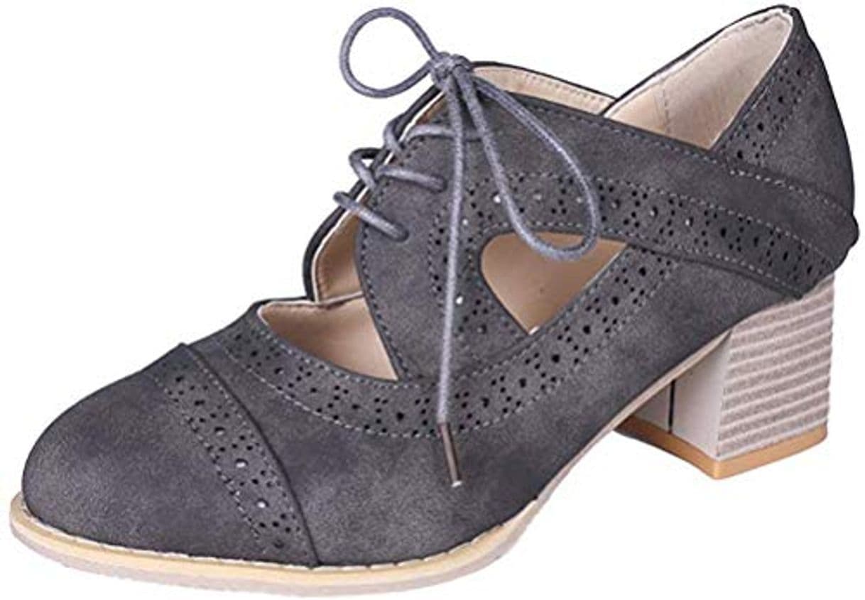 Moda Tomwell Sandalias Romanas Mujeres Bohemia Verano Planos Zapatos de Playa Sandals Gris 38 EU