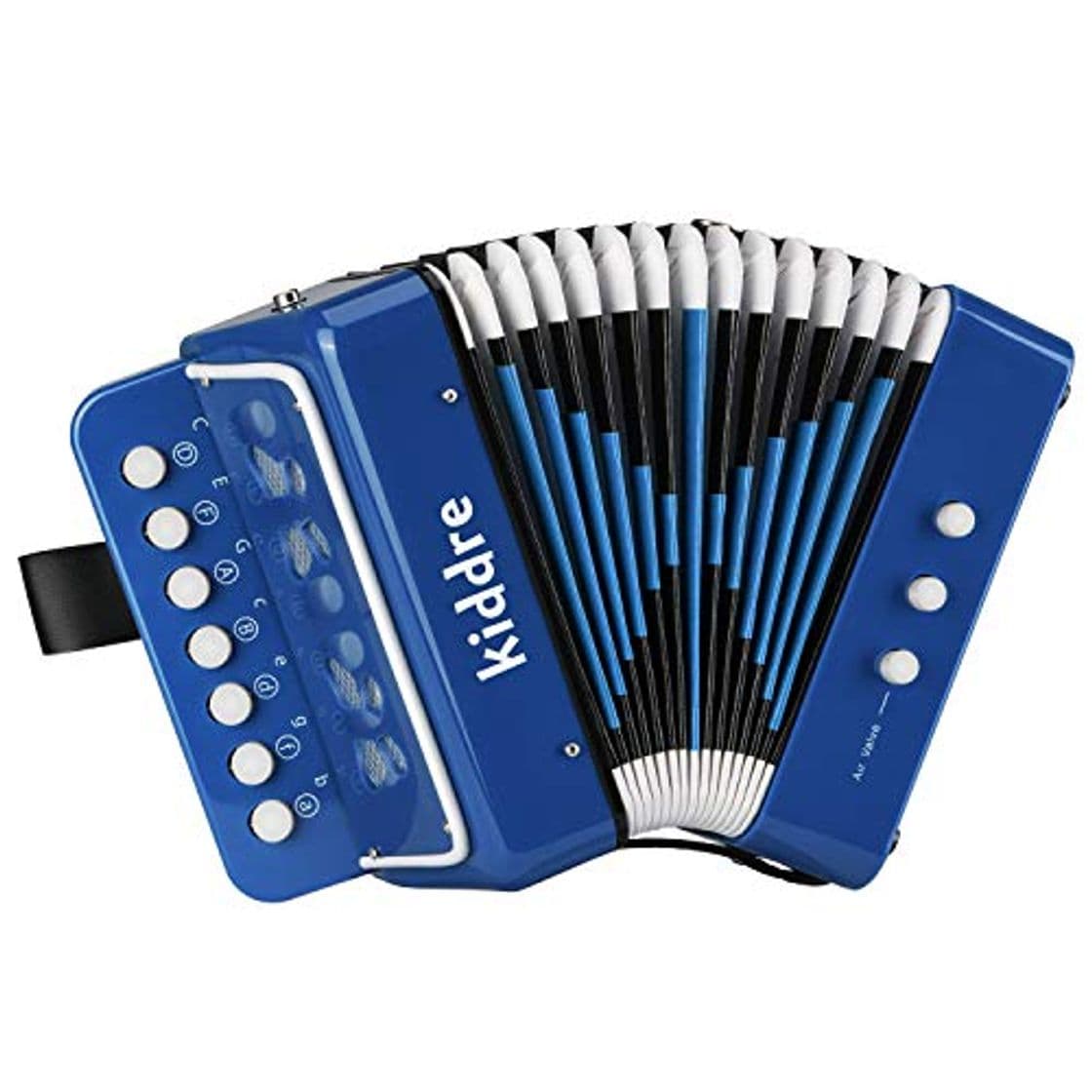 Producto Kiddire Acordeón 7 Keys para Niños con Correas Juguete de Rhythm Band Color Azul