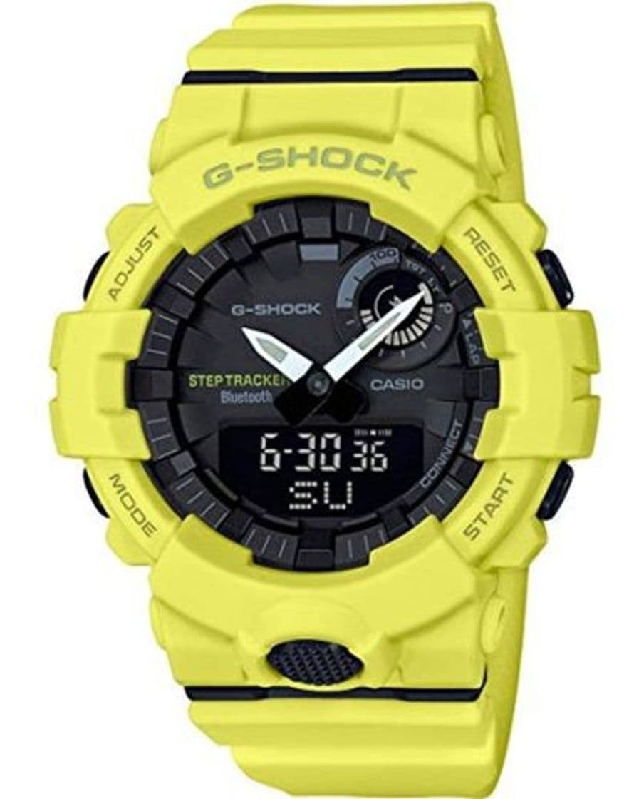 Moda Casio Reloj Digital para Hombre de Cuarzo con Correa en Resina GBA-800-9AER