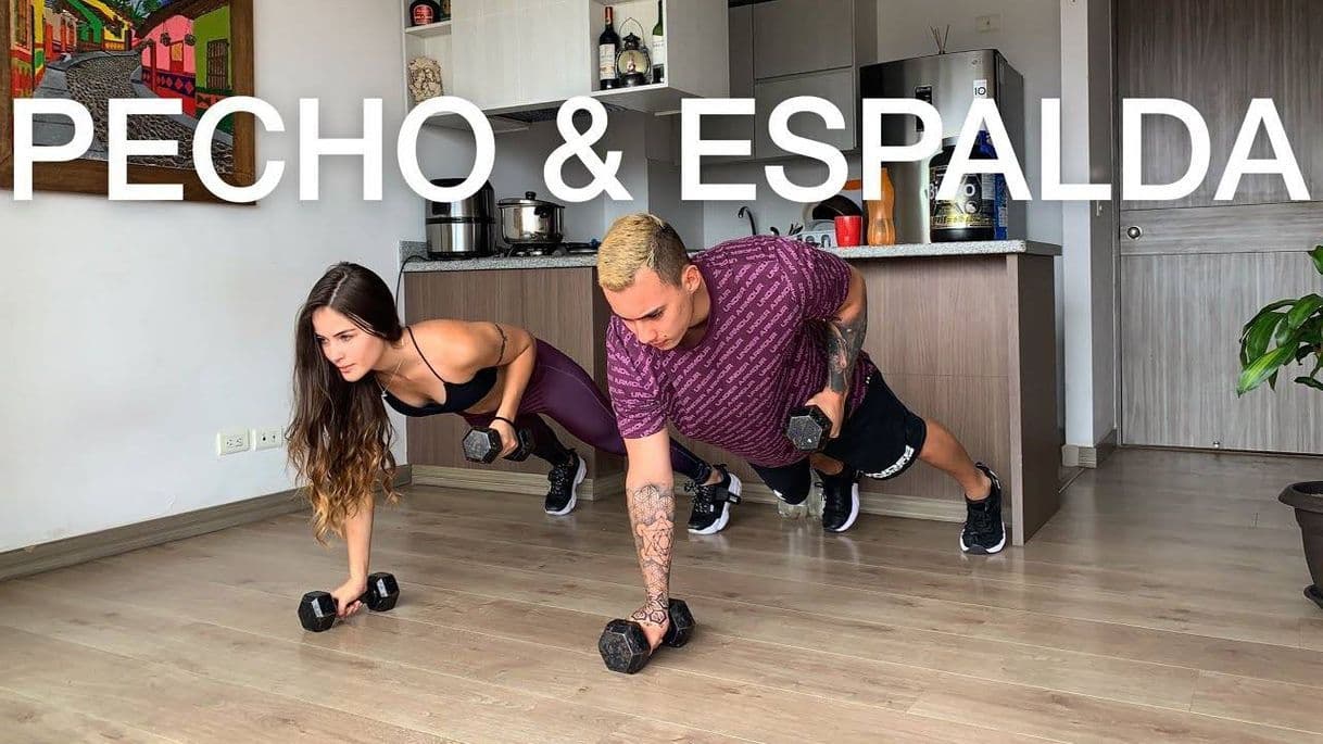 Moda entrenamiento de pecho y espalda en 30 minutos