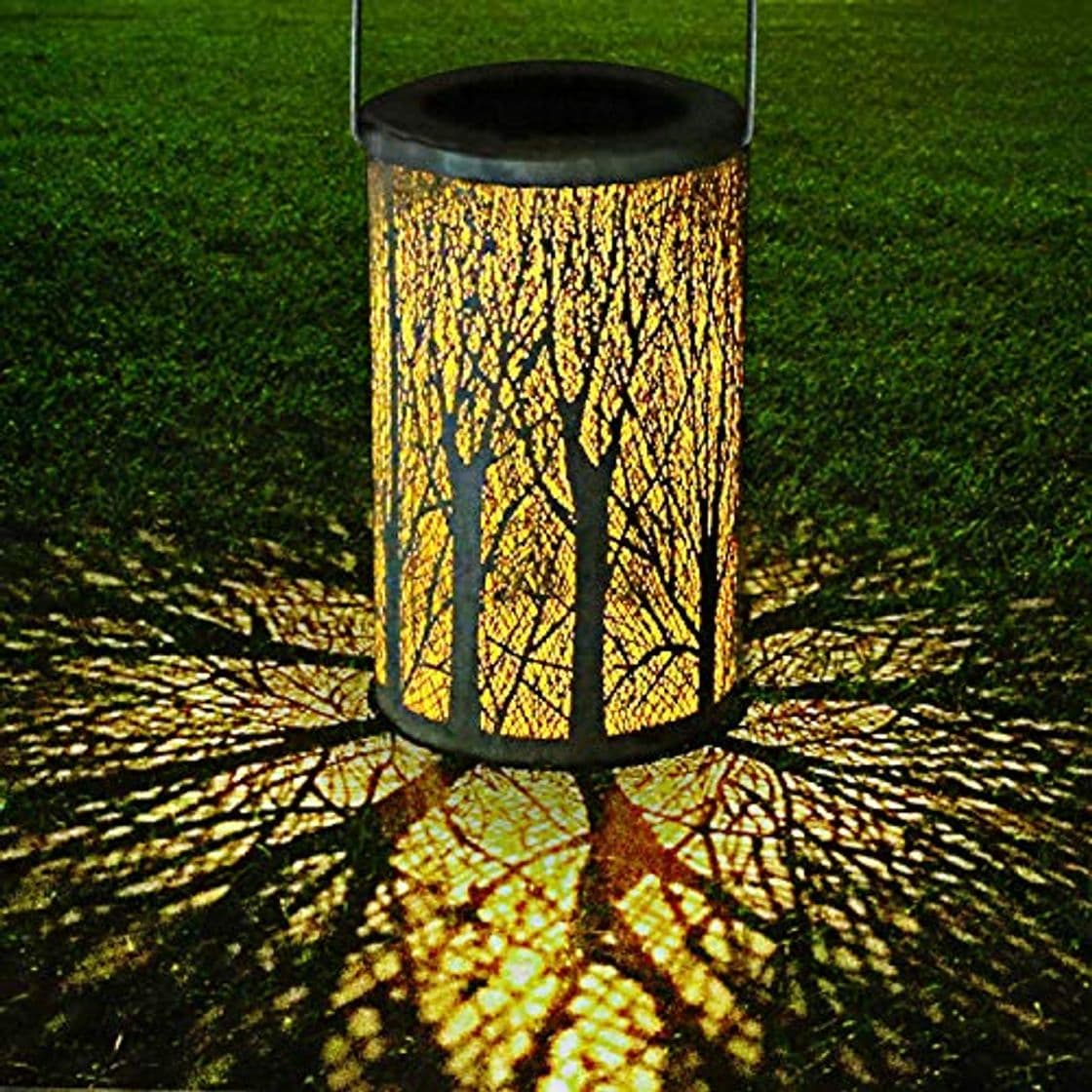 Home Yokunat LED Solar Lantern LED Luz Colgante Solar del Jardín  con