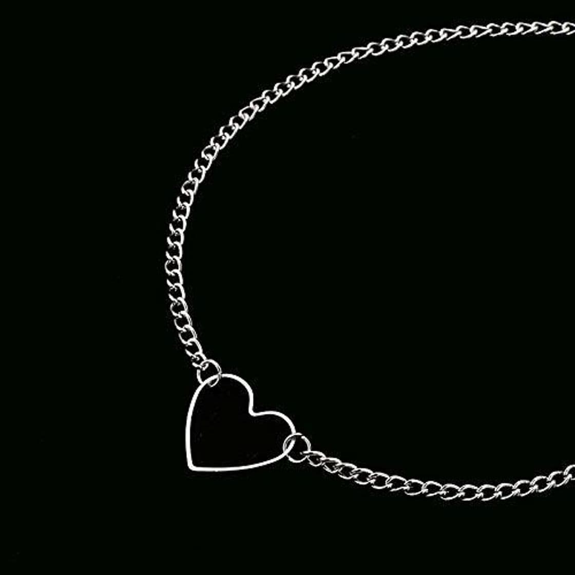 Belleza LWHRKSJC Gargantilla De Corazón Hueco Collares Para Mujer Collar De Collar De