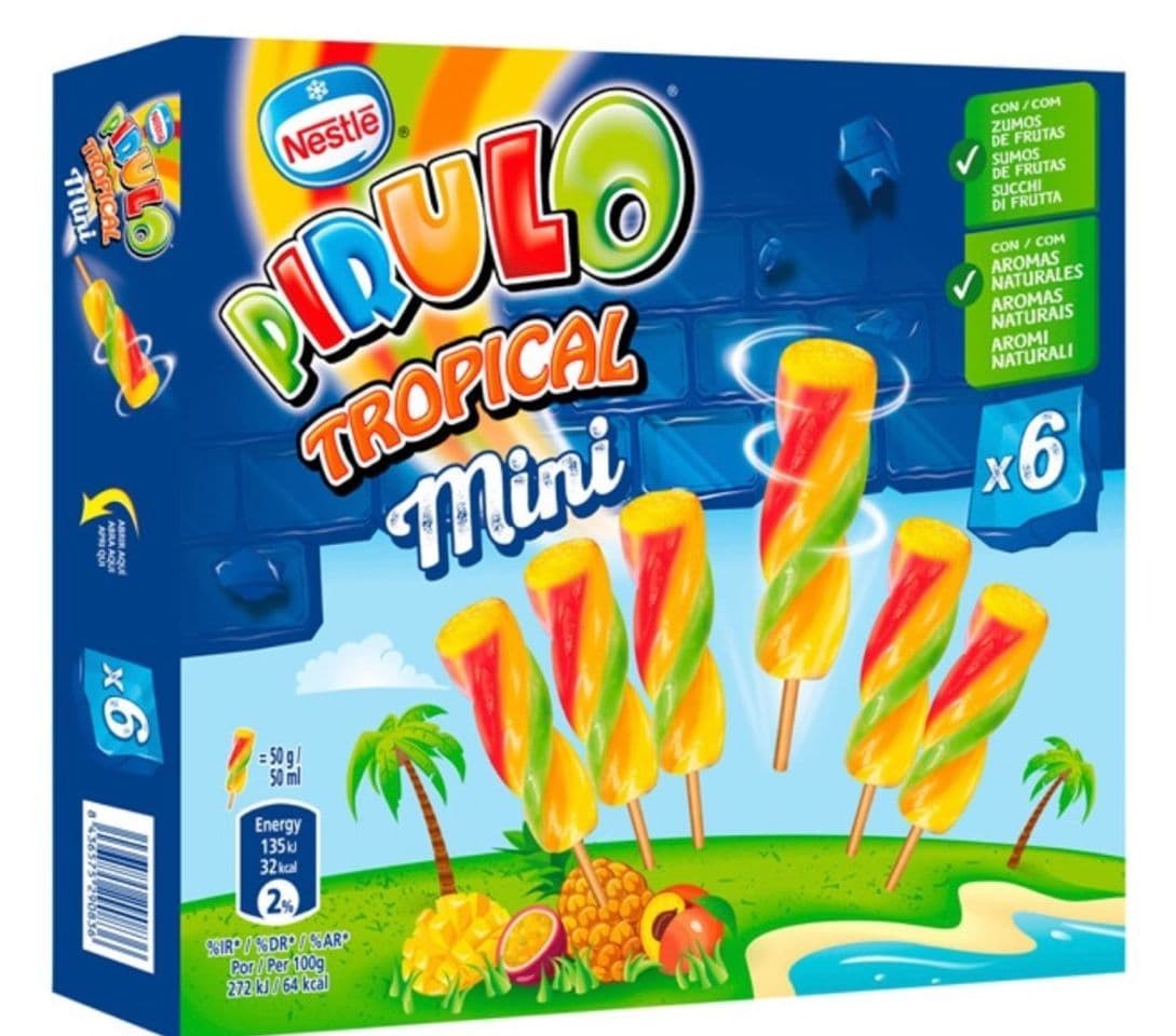 Fashion Tropical mini helado sabor frutas tropicales.