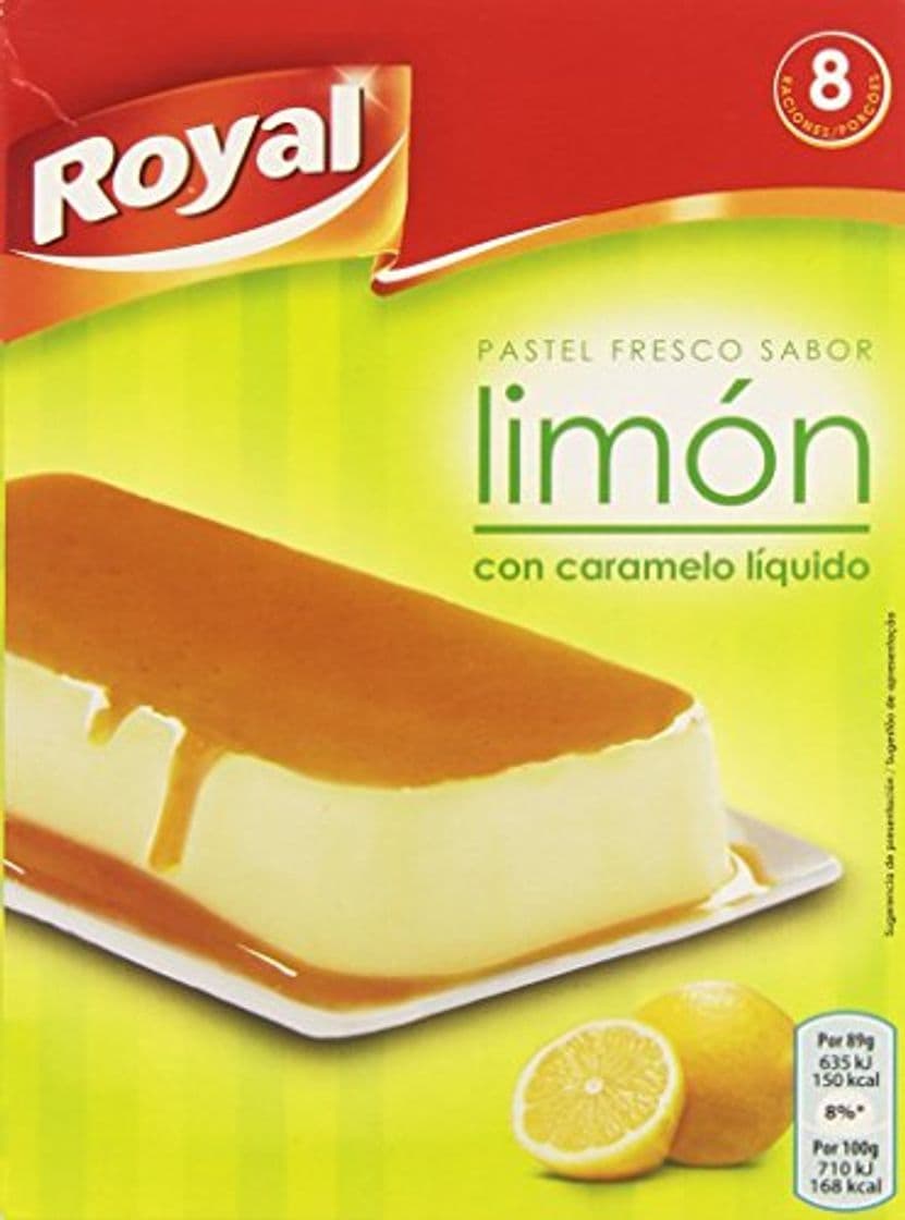 Producto Royal - Pastel Instantaneo Sabor Limon con caramelo liquido