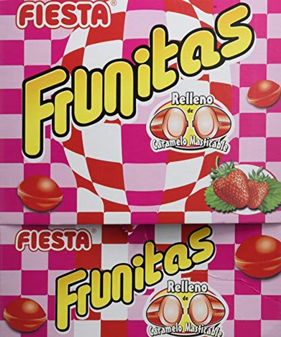 Product FIESTA Frunitas Caramelo Duro Sabor Fresa Relleno de Masticable