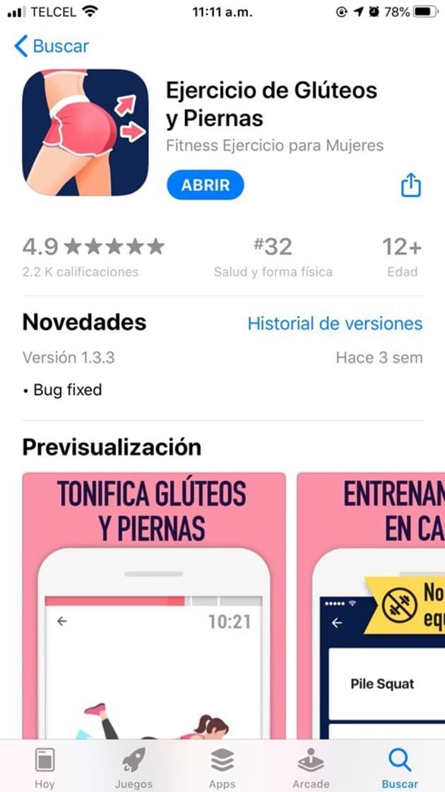 App Aplicación para rutina de ejercicio