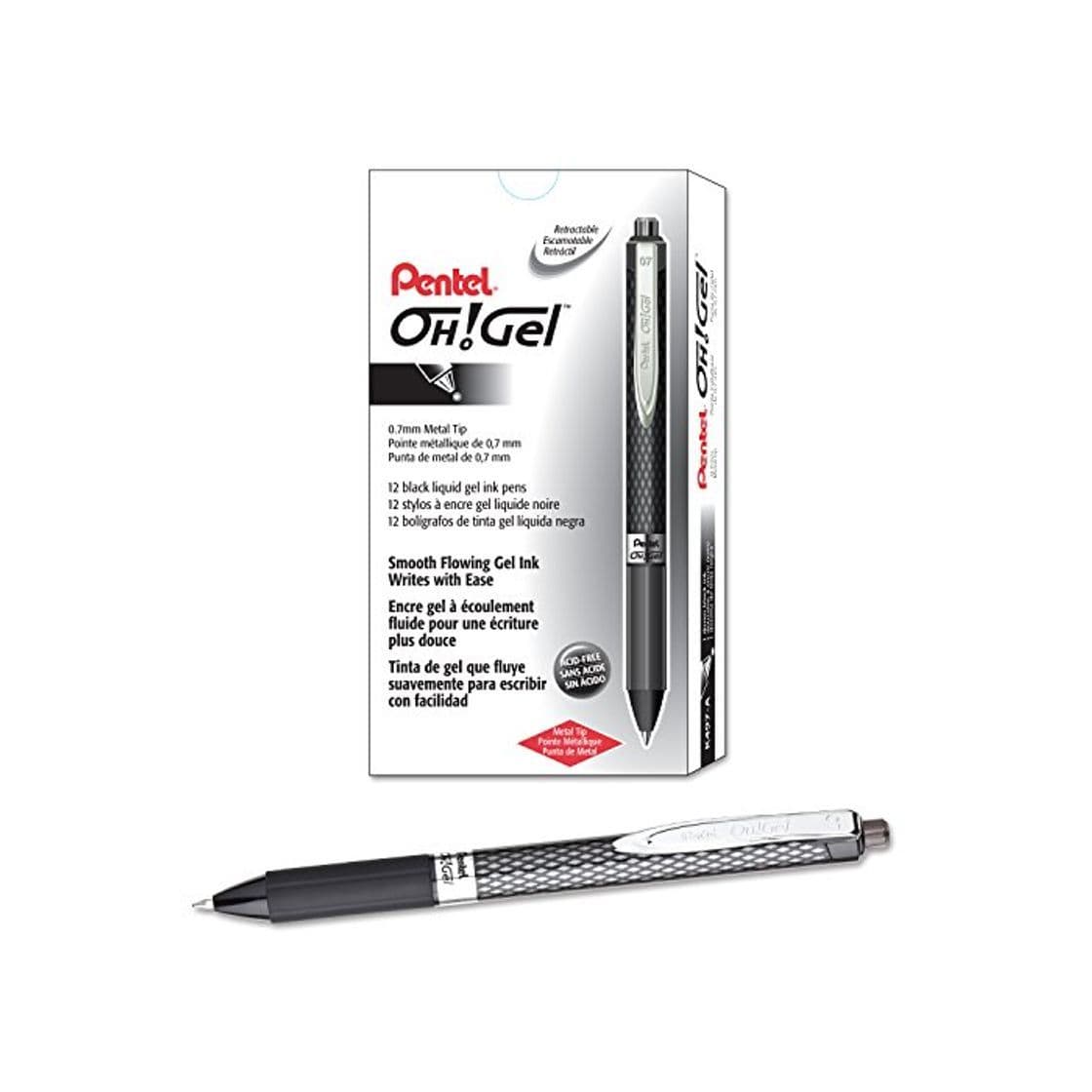 Product Pentel K497 Lapiceros de Gel color Negro