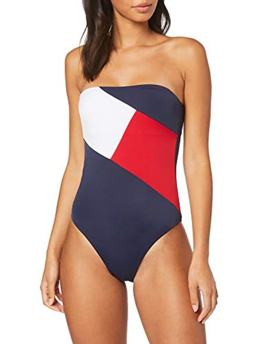 Product Tommy Hilfiger Bandeau One-Piece Rp Pijama de una Pieza, Azul