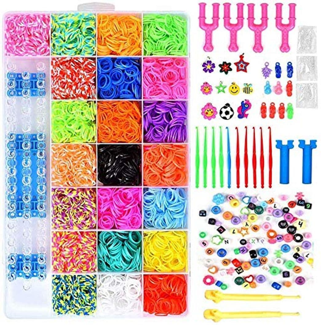 Product ONECK Caja Pulseras Gomas Bandas de Silicona Para Hacer Pulseras De Colores