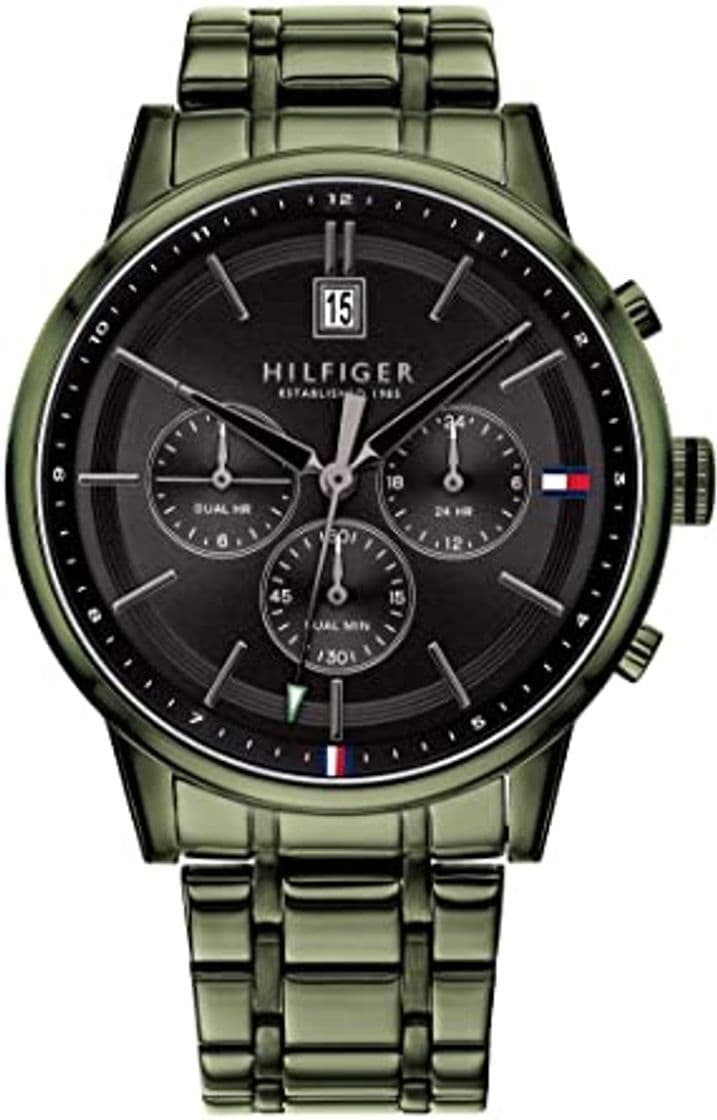 Producto Tommy Hilfiger Reloj Analógico para Hombre de Cuarzo con Correa en Bañada