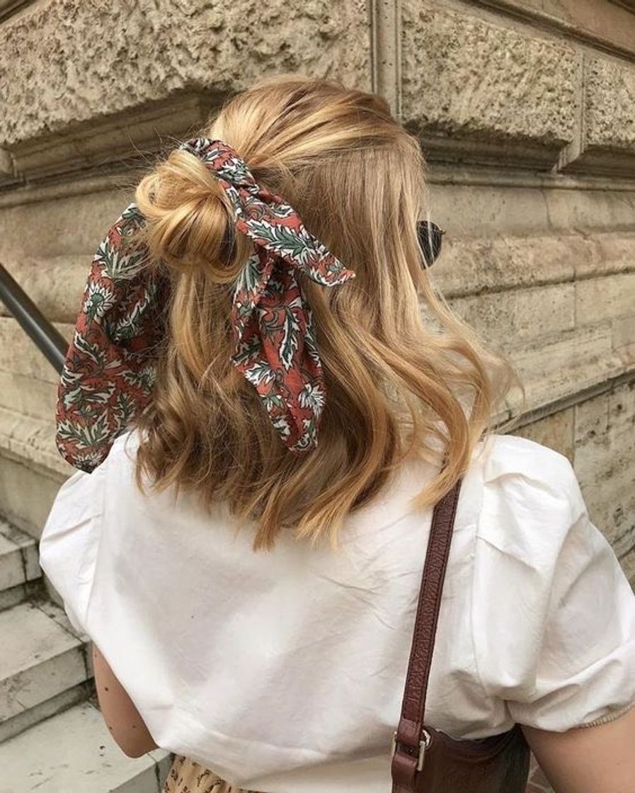 Moda Penteado com lenço 