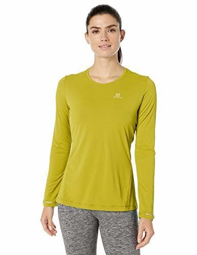 Product SALOMON Agile LS tee W Camiseta Deportiva de Manga Larga, Poliéster, Mujer,