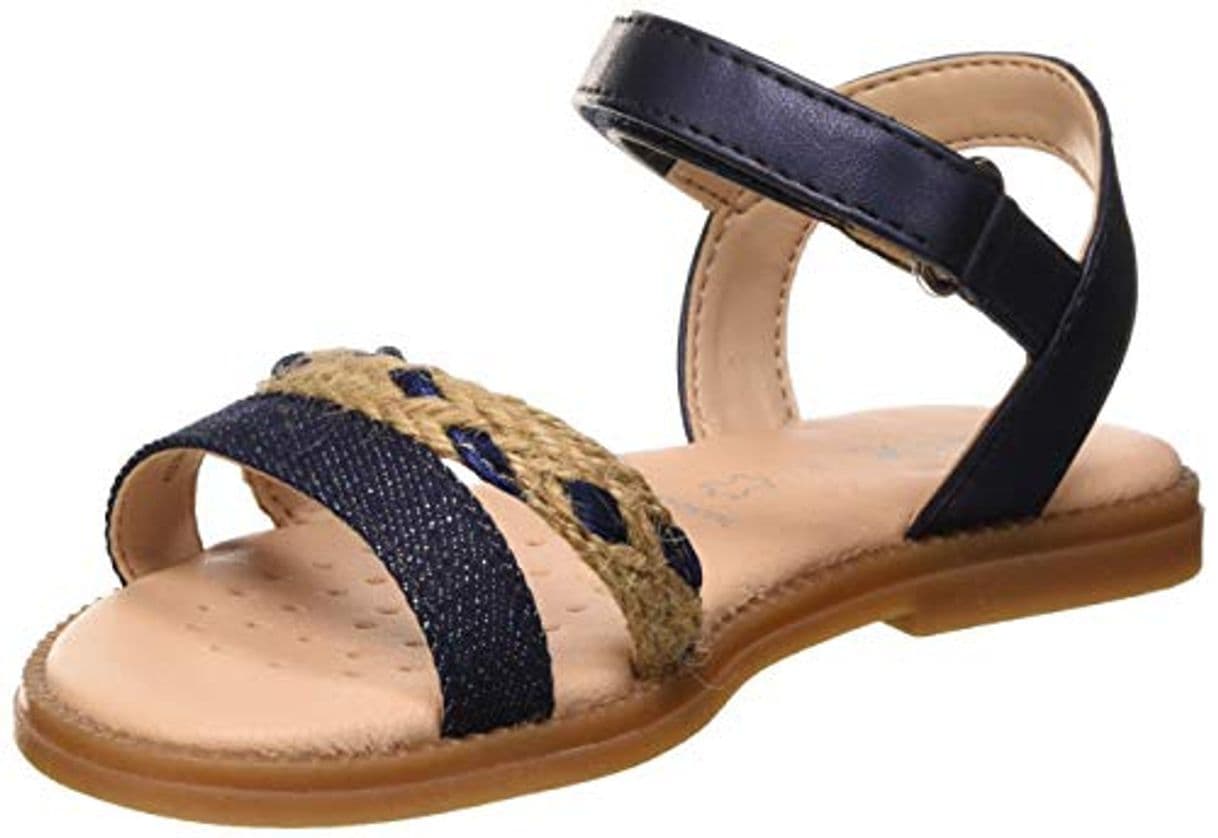 Product Geox J Sandal Karly Girl D, Sandalias con Punta Abierta para Niñas,