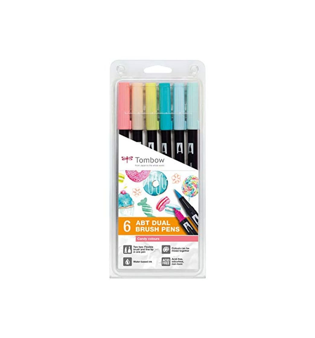 Electronic Tombow ABT-6P-4 ABT - Rotuladores de doble pincel