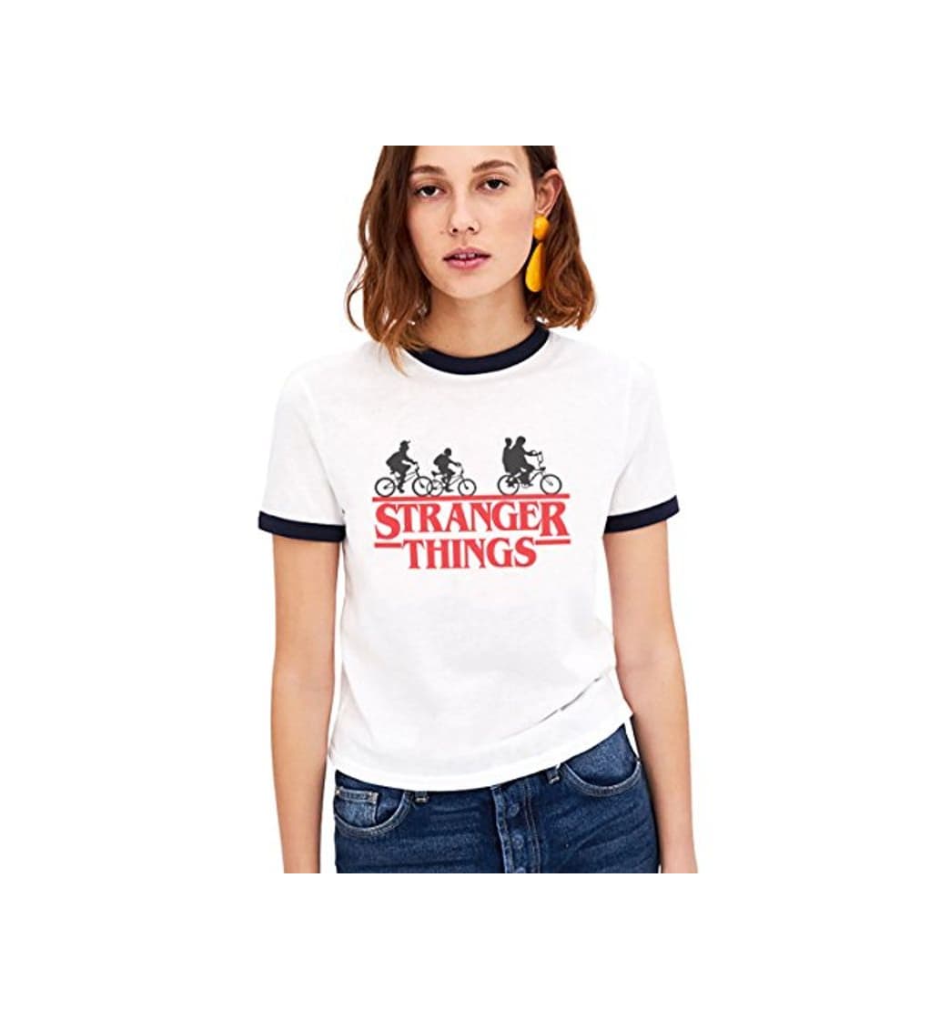 Product Shirt Ringer tee Stranger Things Camiseta Mejores Amigas Best Friend Impresión T-Shirt