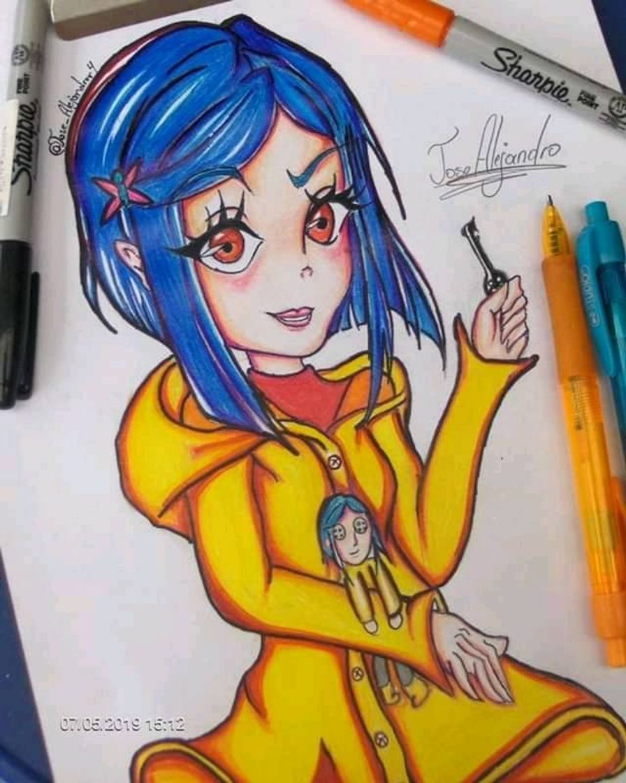 Fashion Dibujo de Coraline