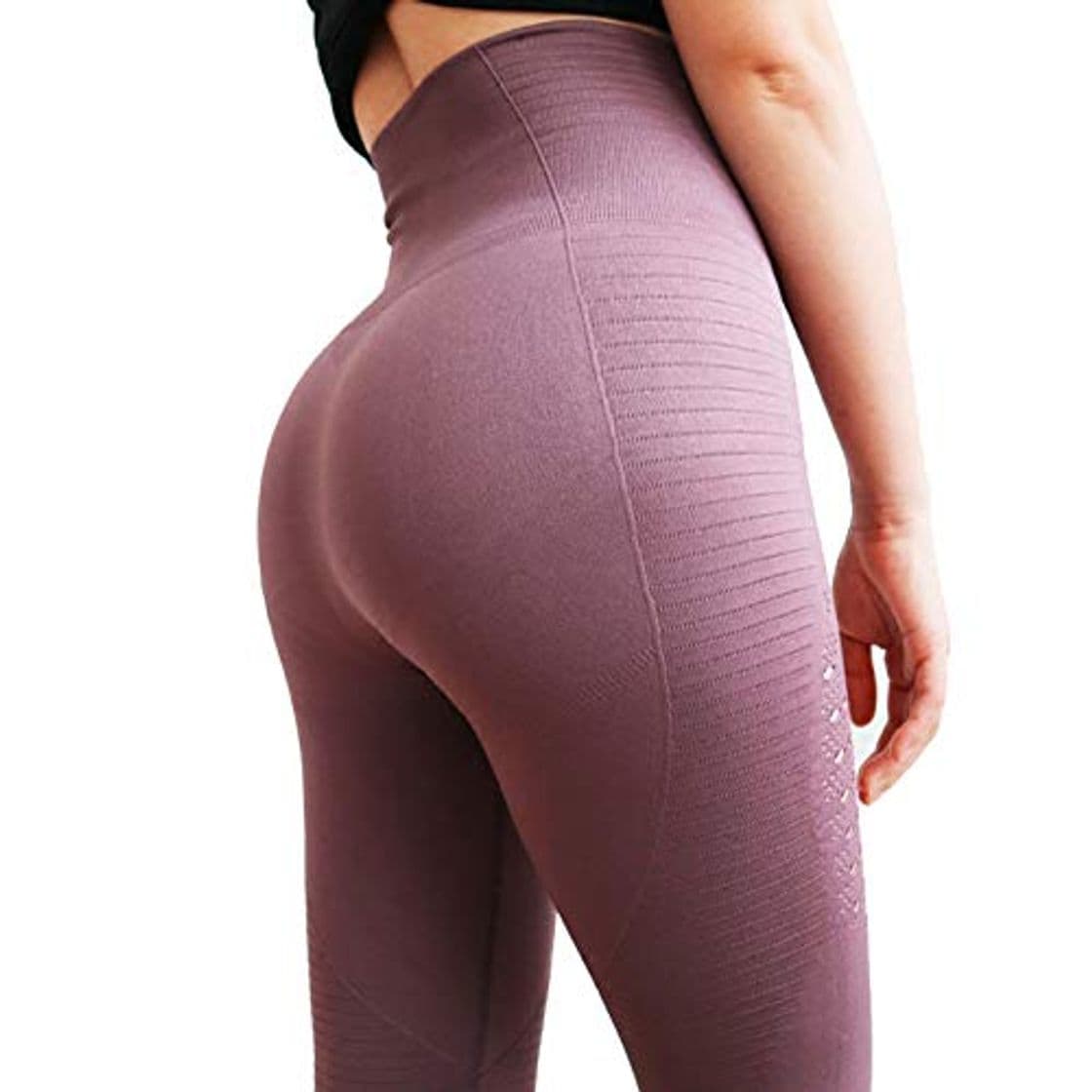 Producto YUJIAKU Pantalones de Yoga de Cintura Alta Shark Gym Leggings sin Costuras Medias de Ejercicio elásticas Altas Pantalones de Las Mujeres para la Aptitud de la Yoga Correr Deportes