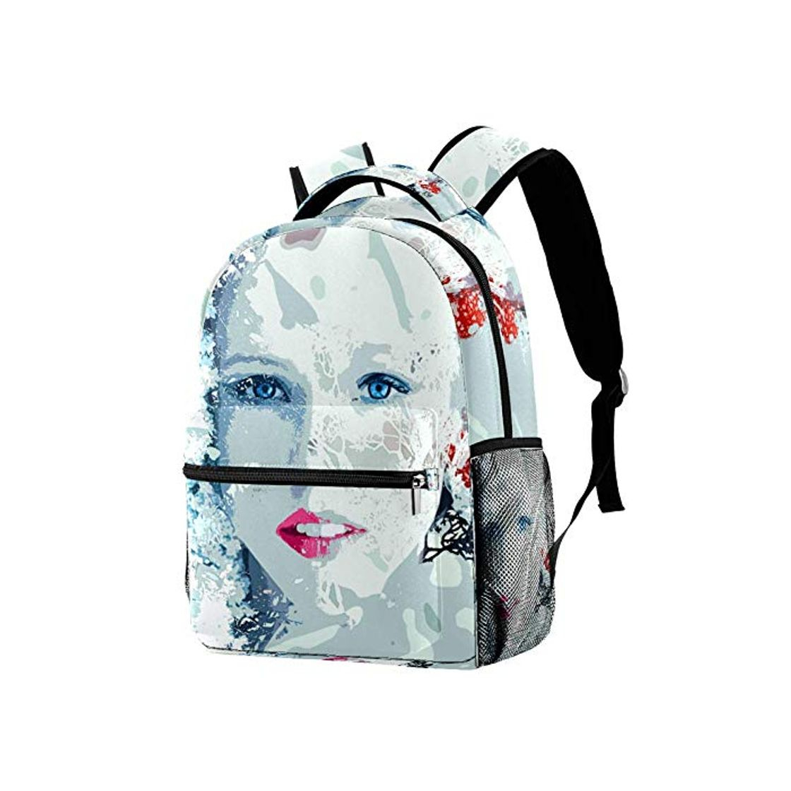 Moda Mochila Escolar Pintura de la Belleza Mochila para Chicas