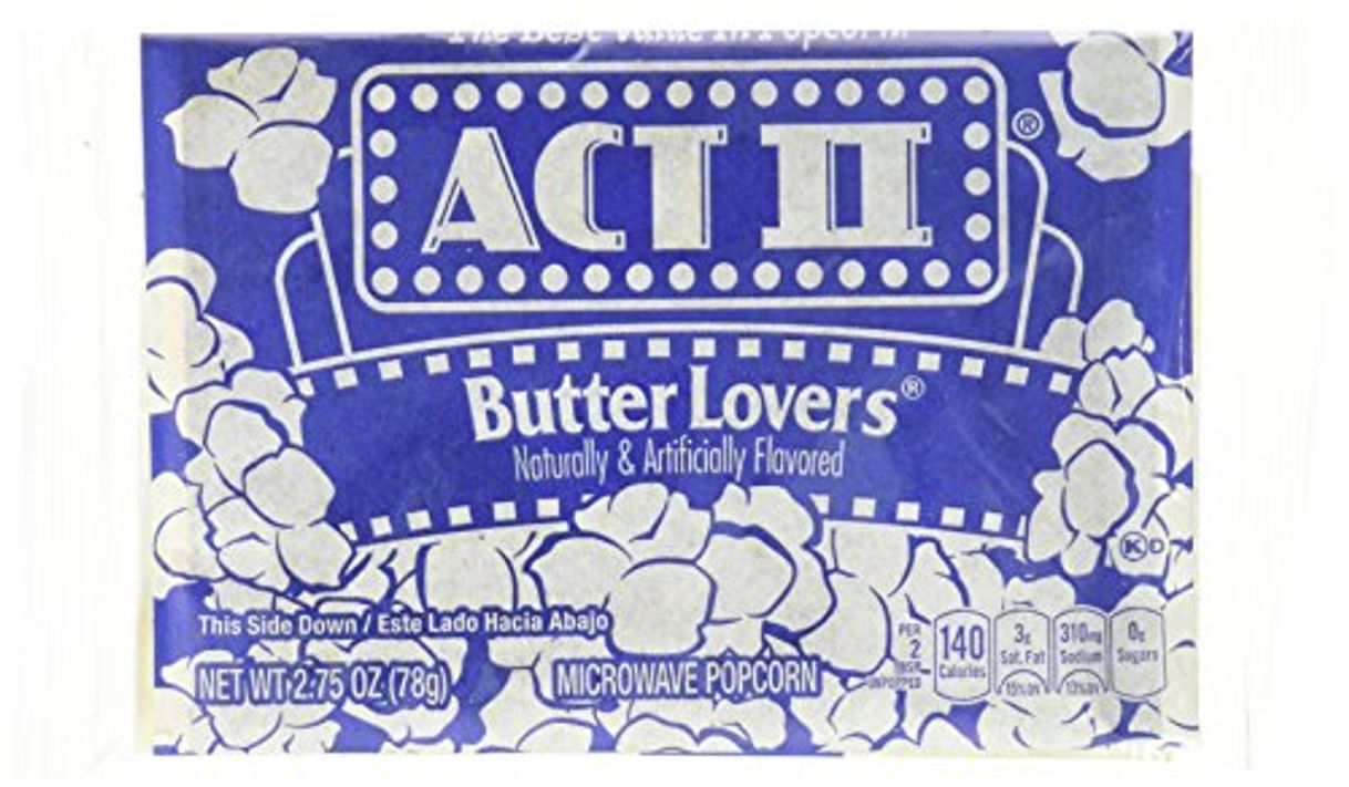 Producto Act II Butter Lovers Microwave Popcorn 30 78g Bags